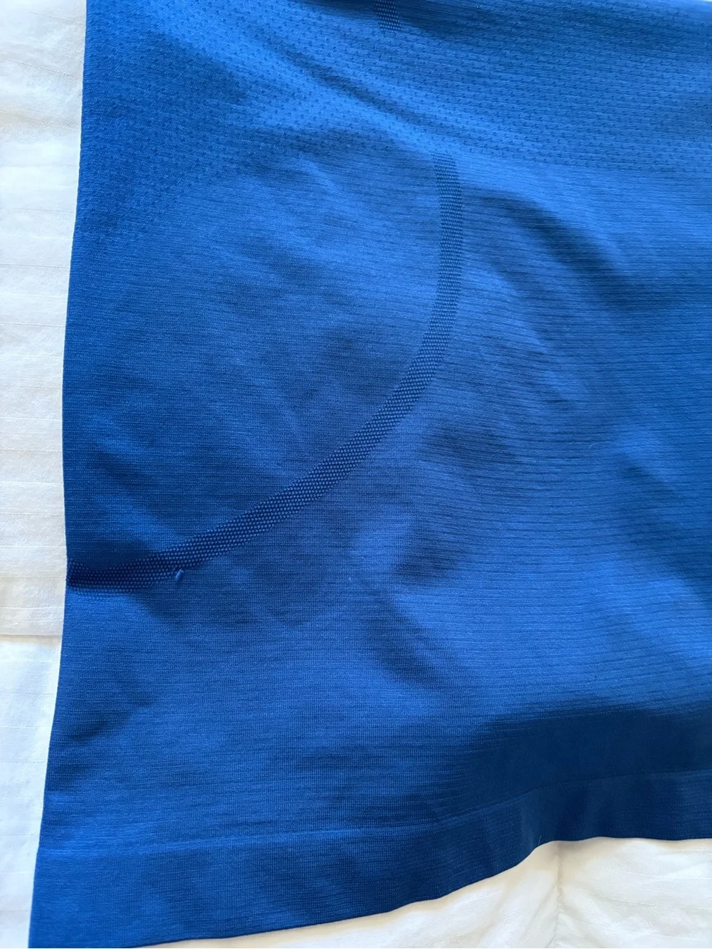 lululemon athletica Blue Racerback Tank Top